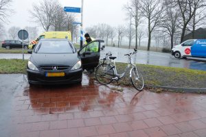 Fietser gewond bij aanrijding in Rijkevoort