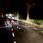 Automobilist gewond bij eenzijdig ongeval op Wanroijseweg in Haps
